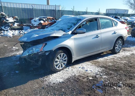 2014 Nissan Sentra S z USA, uszkodzony, nr VIN 3N1AB7AP5EL681966